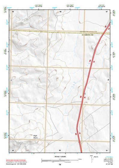 41107NW Page 78 Rawlins Topo Preview 1