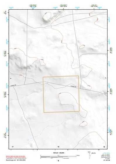 41108NE Page 6 Red Desert Basin Topo Preview 1