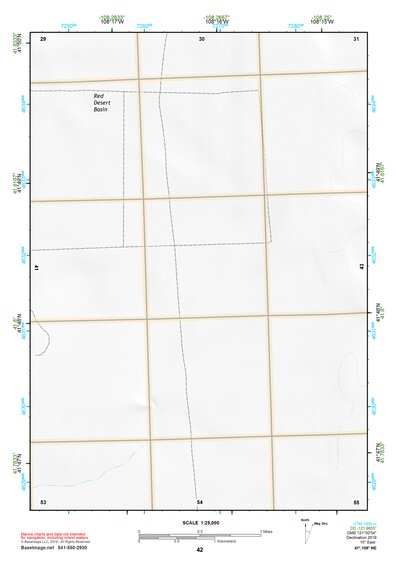 41108NE Page 42 Red Desert Basin Topo Preview 1