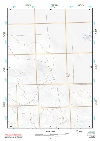 41108NE Page 54 Red Desert Basin Topo Preview 1