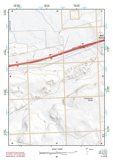 41108NE Page 81 Red Desert Basin Topo Preview 1