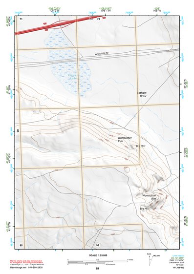 41108NE Page 84 Red Desert Basin Topo Preview 1
