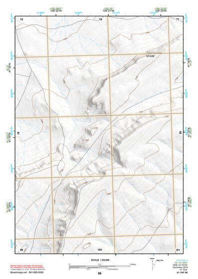 41108NE Page 88 Red Desert Basin Topo Preview 1