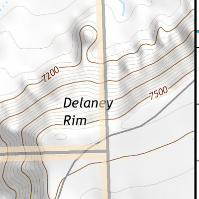 41108NE Page 89 Red Desert Basin Topo Preview 3