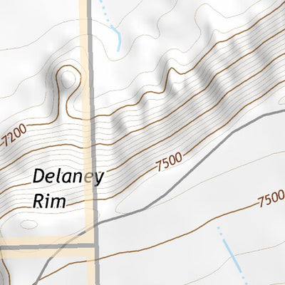 41108NE Page 90 Red Desert Basin Topo Preview 3