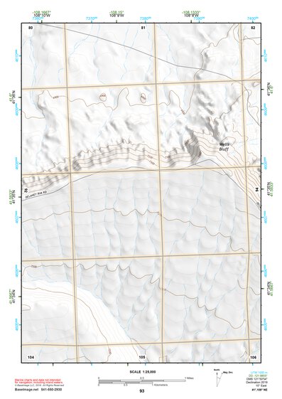 41108NE Page 93 Red Desert Basin Topo Preview 1