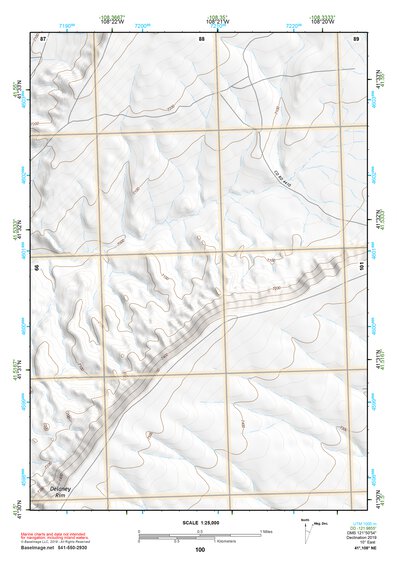 41108NE Page 100 Red Desert Basin Topo Preview 1
