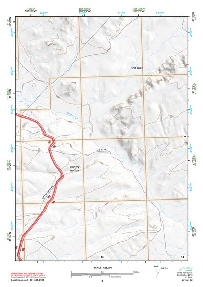 41108SE Page 1 Kinney Rim Topo Preview 1