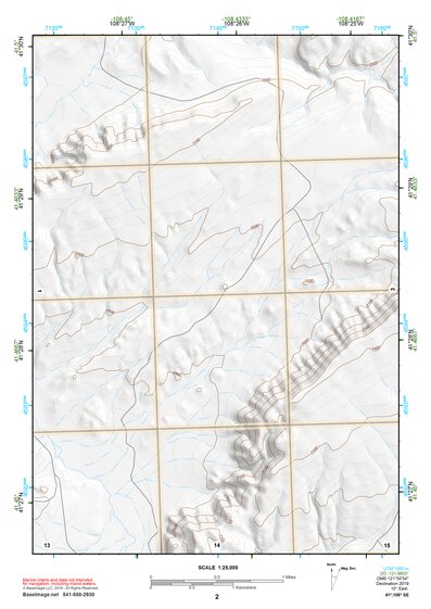 41108SE Page 2 Kinney Rim Topo Preview 1