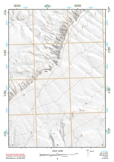 41108SE Page 3 Kinney Rim Topo Preview 1