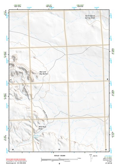 41108SE Page 9 Kinney Rim Topo Preview 1