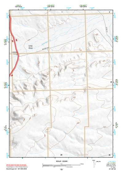 41108SE Page 13 Kinney Rim Topo Preview 1