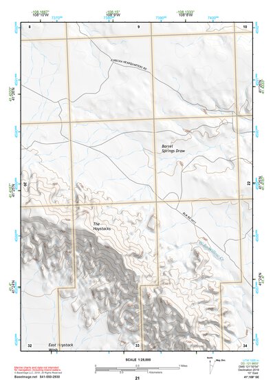 41108SE Page 21 Kinney Rim Topo Preview 1