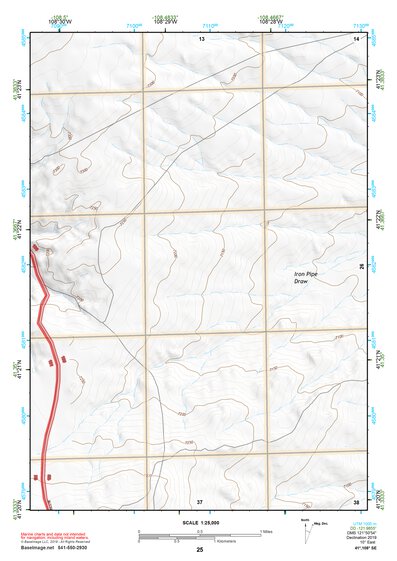 41108SE Page 25 Kinney Rim Topo Preview 1