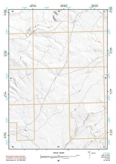 41108SE Page 38 Kinney Rim Topo Preview 1