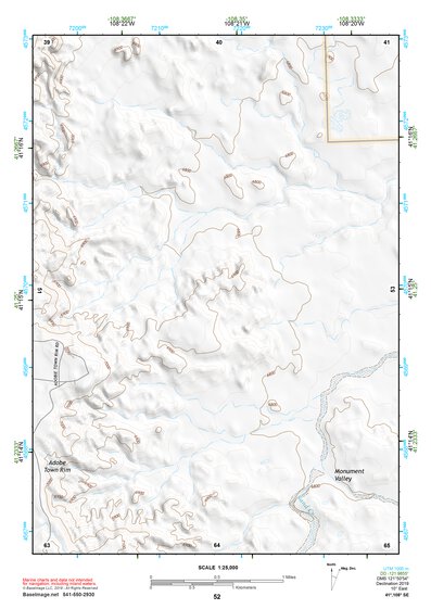 41108SE Page 52 Kinney Rim Topo Preview 1