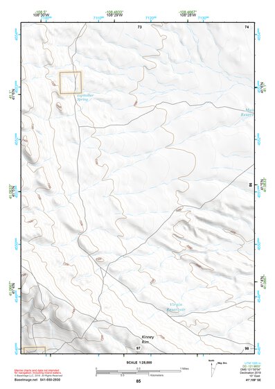 41108SE Page 85 Kinney Rim Topo Preview 1
