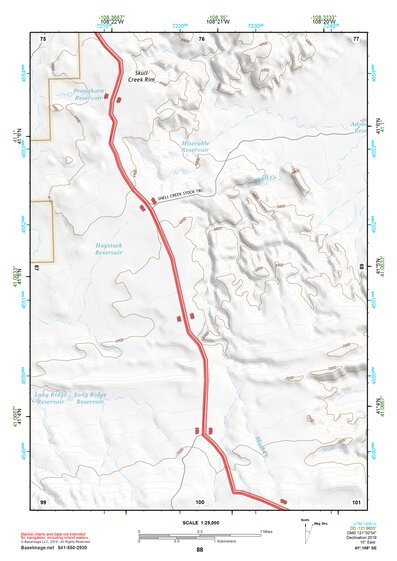 41108SE Page 88 Kinney Rim Topo Preview 1