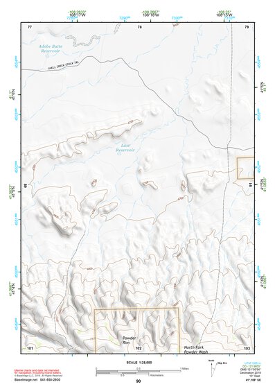 41108SE Page 90 Kinney Rim Topo Preview 1