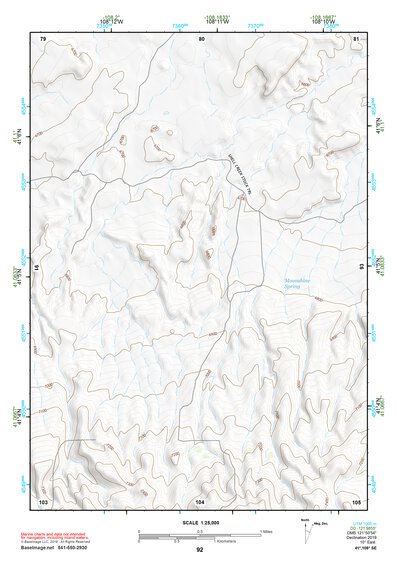 41108SE Page 92 Kinney Rim Topo Preview 1