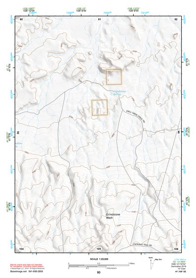 41108SE Page 93 Kinney Rim Topo Preview 1