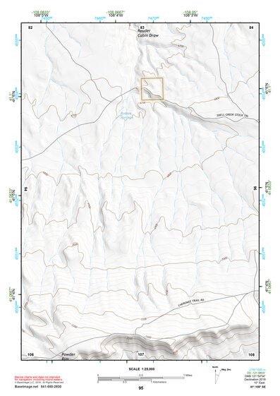 41108SE Page 95 Kinney Rim Topo Preview 1