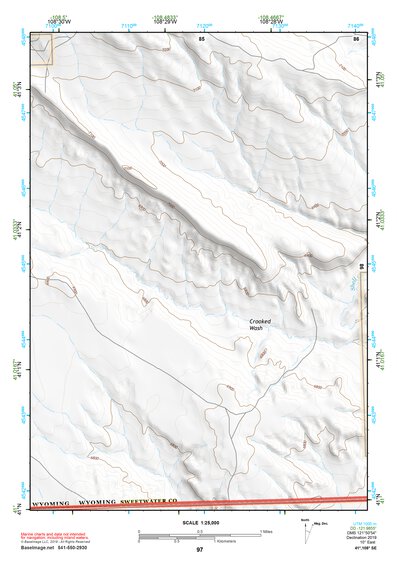 41108SE Page 97 Kinney Rim Topo Preview 1