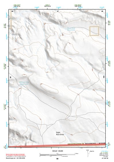 41108SE Page 99 Kinney Rim Topo Preview 1