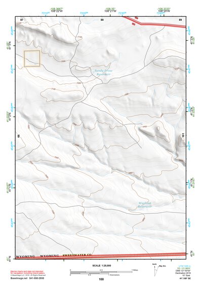 41108SE Page 100 Kinney Rim Topo Preview 1