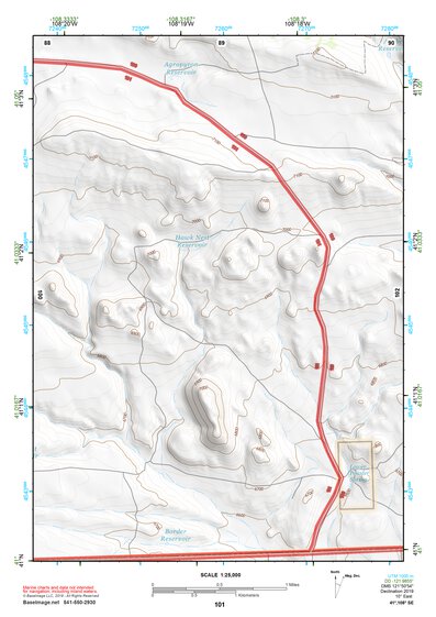 41108SE Page 101 Kinney Rim Topo Preview 1