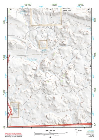 41108SE Page 102 Kinney Rim Topo Preview 1