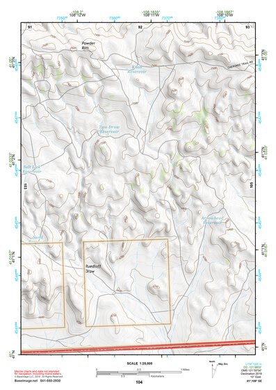 41108SE Page 104 Kinney Rim Topo Preview 1