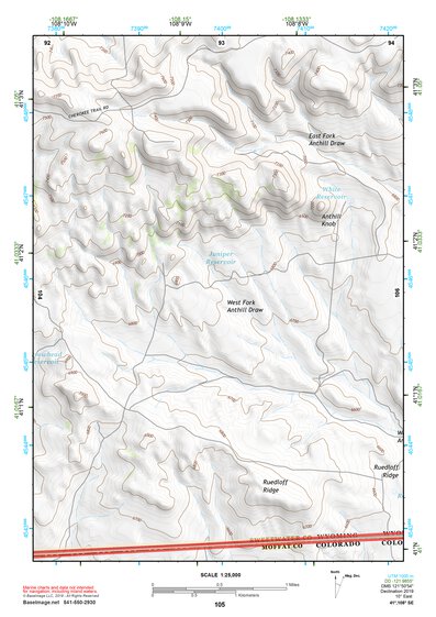 41108SE Page 105 Kinney Rim Topo Preview 1