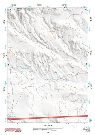 41108SE Page 107 Kinney Rim Topo Preview 1