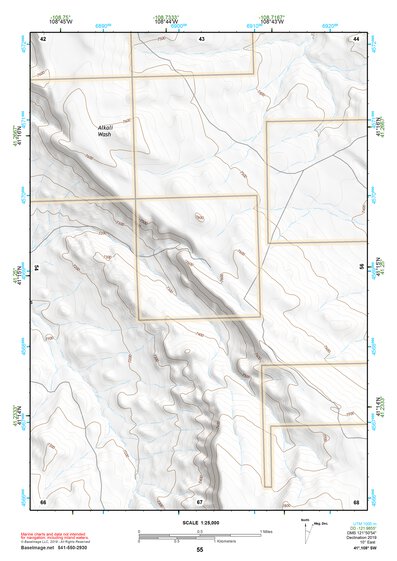 41108SW Page 55 Kinney Rim Topo Preview 1