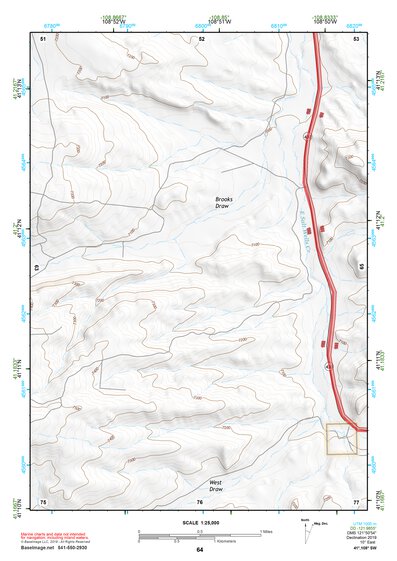 41108SW Page 64 Kinney Rim Topo Preview 1