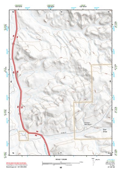 41108SW Page 65 Kinney Rim Topo Preview 1