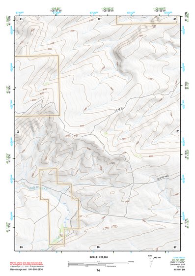 41108SW Page 74 Kinney Rim Topo Preview 1