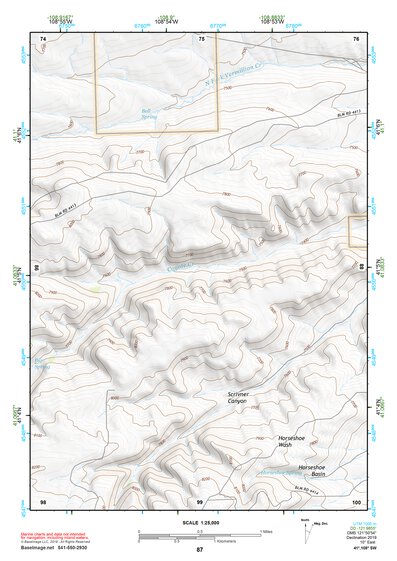 41108SW Page 87 Kinney Rim Topo Preview 1