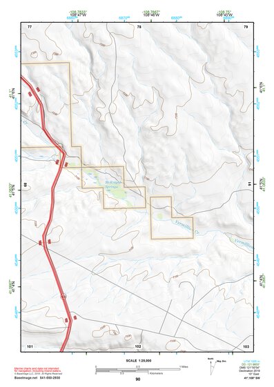 41108SW Page 90 Kinney Rim Topo Preview 1