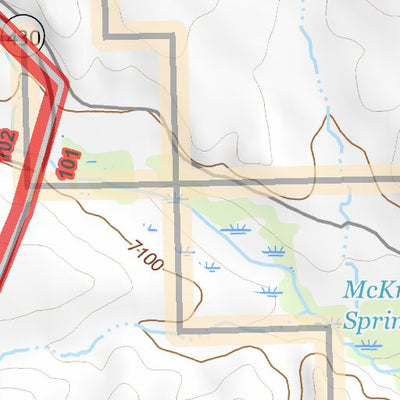 41108SW Page 90 Kinney Rim Topo Preview 3