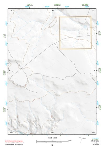 41108SW Page 92 Kinney Rim Topo Preview 1