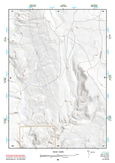 41108SW Page 94 Kinney Rim Topo Preview 1