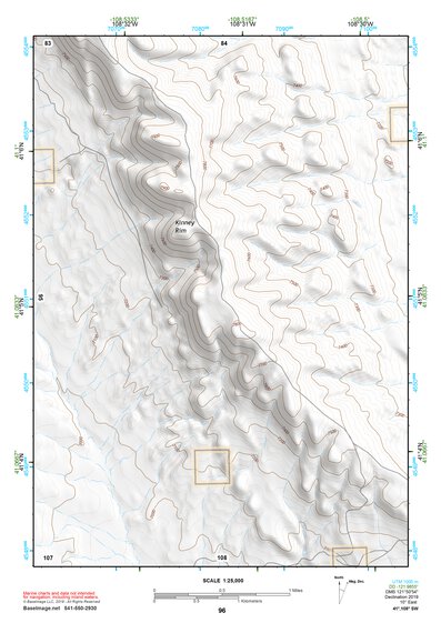 41108SW Page 96 Kinney Rim Topo Preview 1