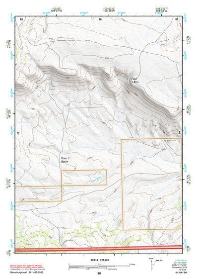41108SW Page 98 Kinney Rim Topo Preview 1