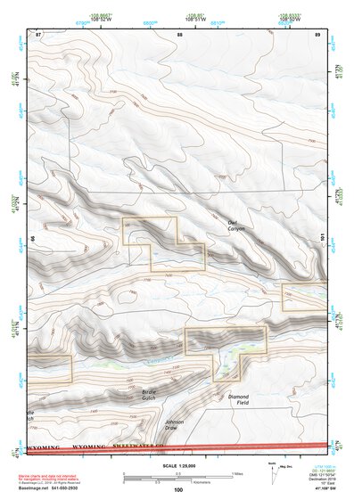 41108SW Page 100 Kinney Rim Topo Preview 1