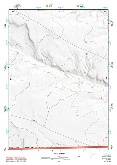 41108SW Page 103 Kinney Rim Topo Preview 1