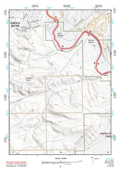41109SE Page 2 Firehole Canyon Topo Preview 1