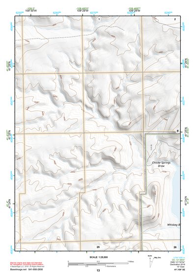 41109SE Page 13 Firehole Canyon Topo Preview 1