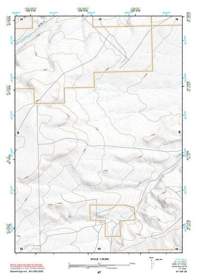 41109SE Page 47 Firehole Canyon Topo Preview 1